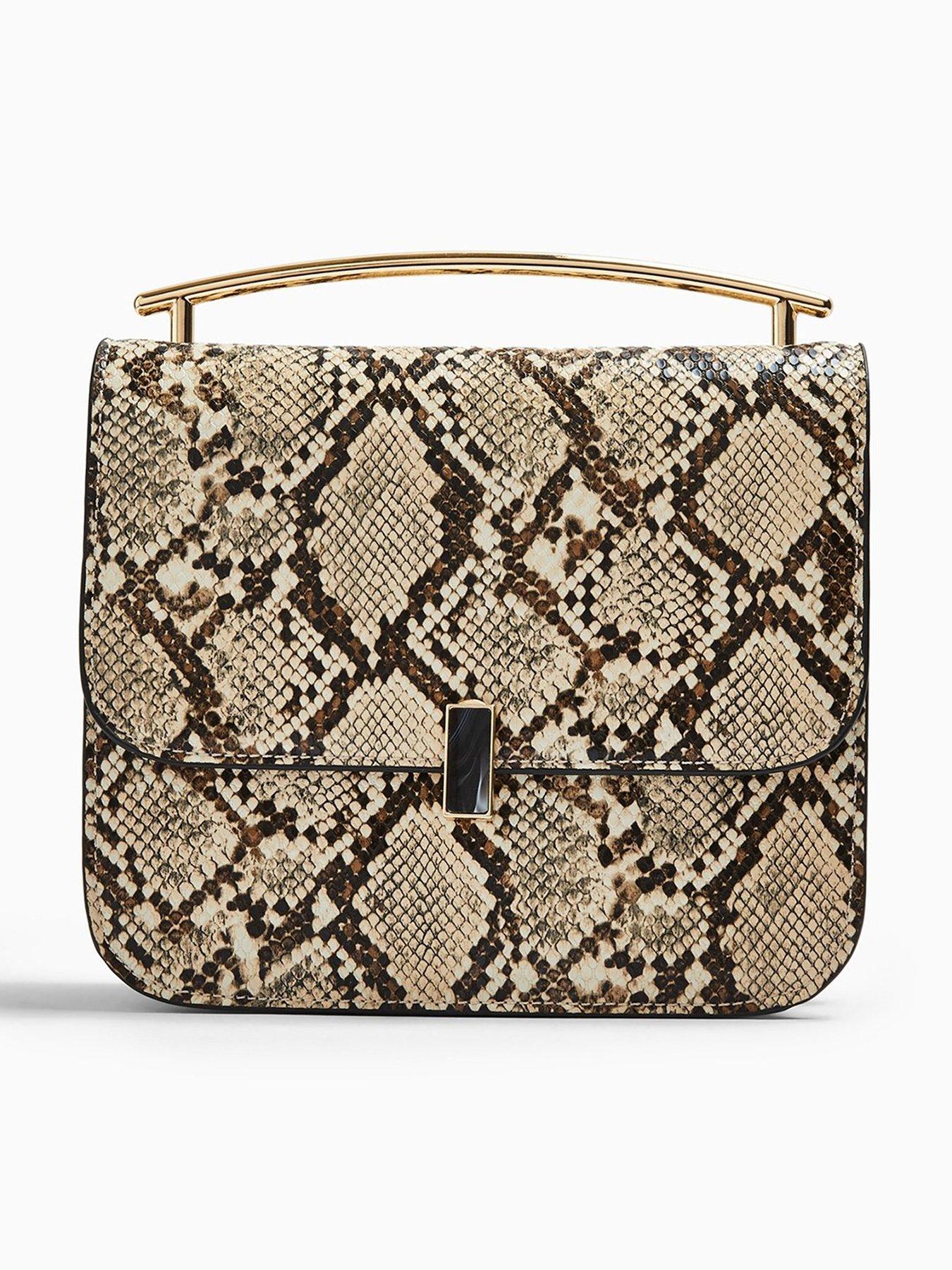 topshop snakeskin purse