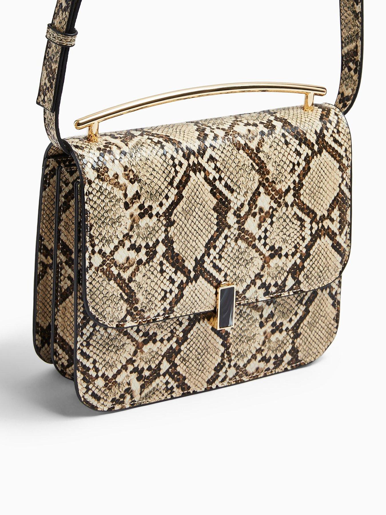 topshop snakeskin purse