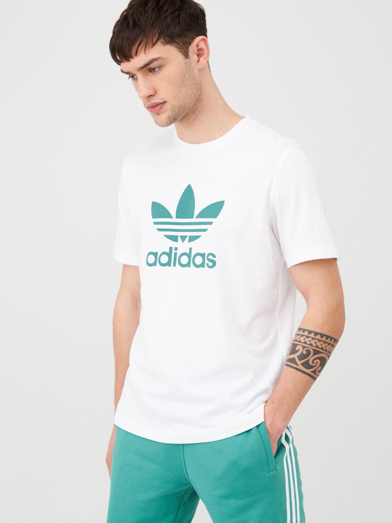 adidas trefoil t shirt mens