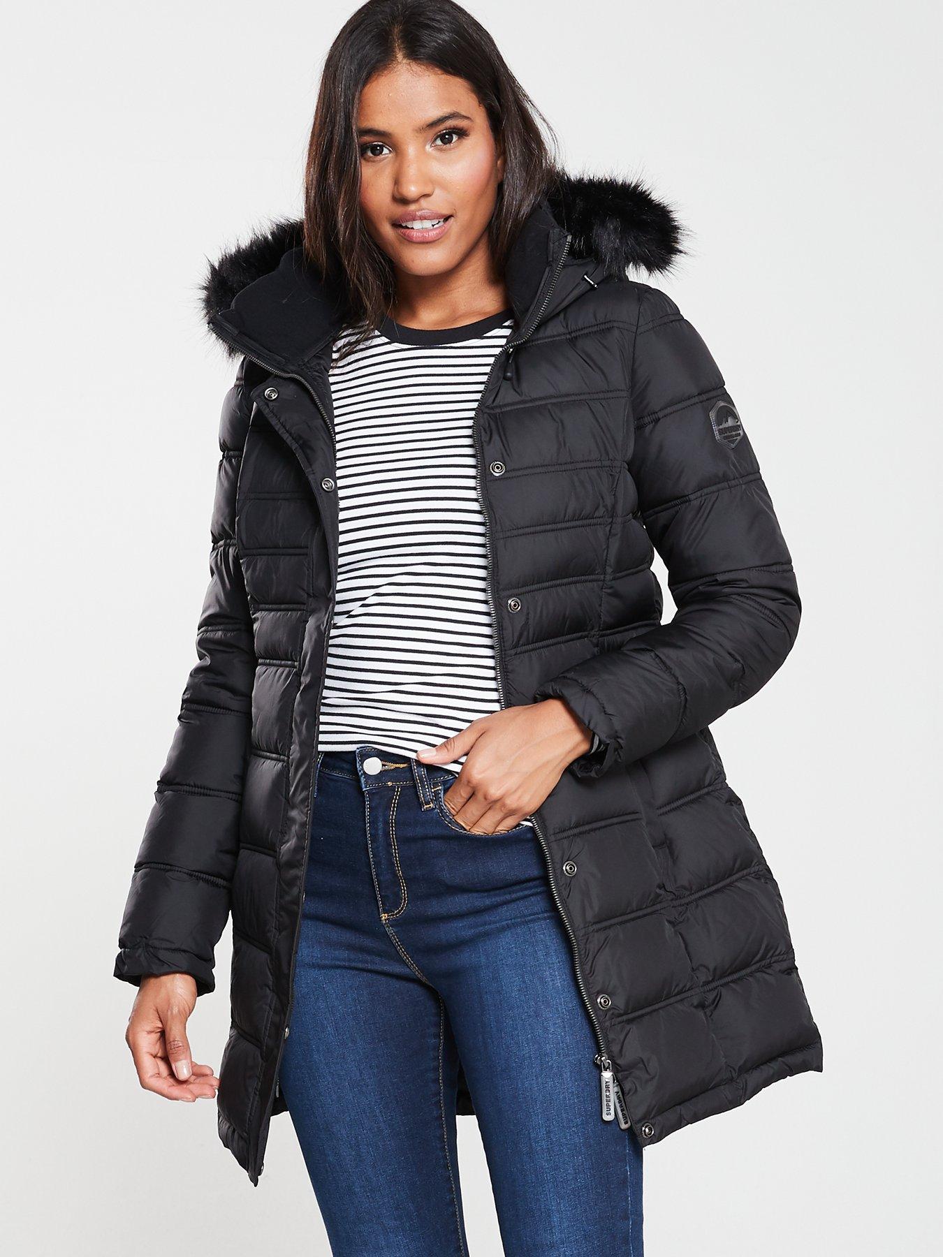 superdry fuji jacket womens black