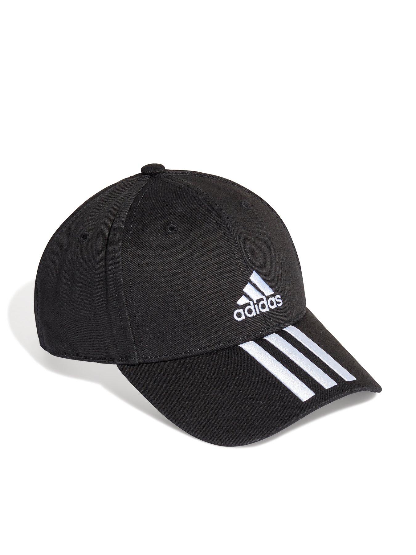 Adidas 3 Stripe Baseball Cap - Black|ONE SIZE