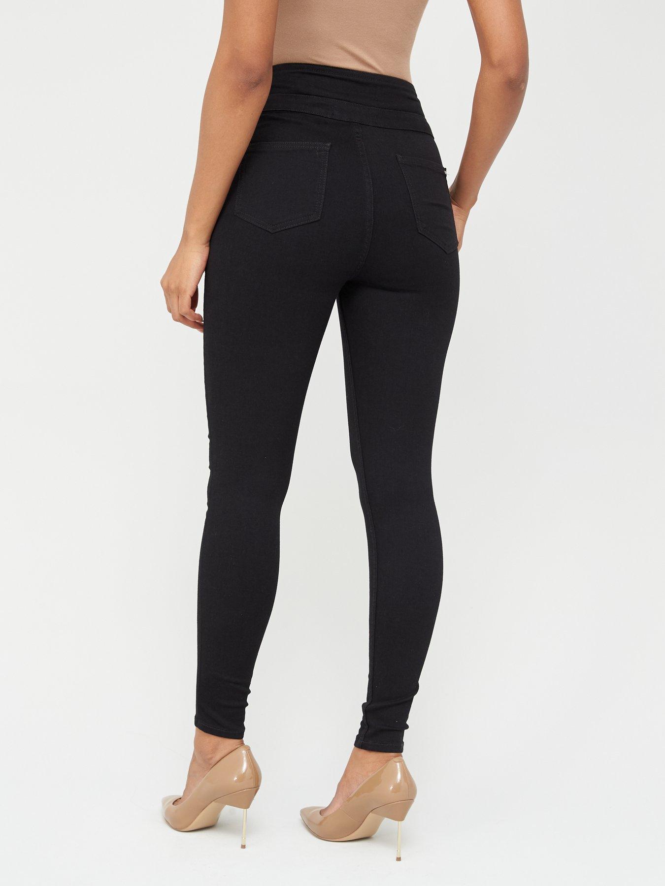 Image 2 of 4 of V by Very Macy High Waist&nbsp;Skinny Jean -&nbsp; Black