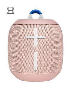 Ultimate Ears Wonderboom 2 Bluetooth Speaker - Big Bass 360 Sound, Waterproof / Dustproof IP67, Floatable, 100 Ft Range, Pink