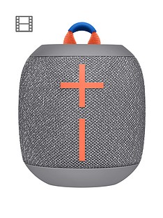 Ultimate Ears Wonderboom 2 Bluetooth Speaker - Big Bass 360 Sound, Waterproof / Dustproof IP67, Floatable, 100 Ft Range, Grey