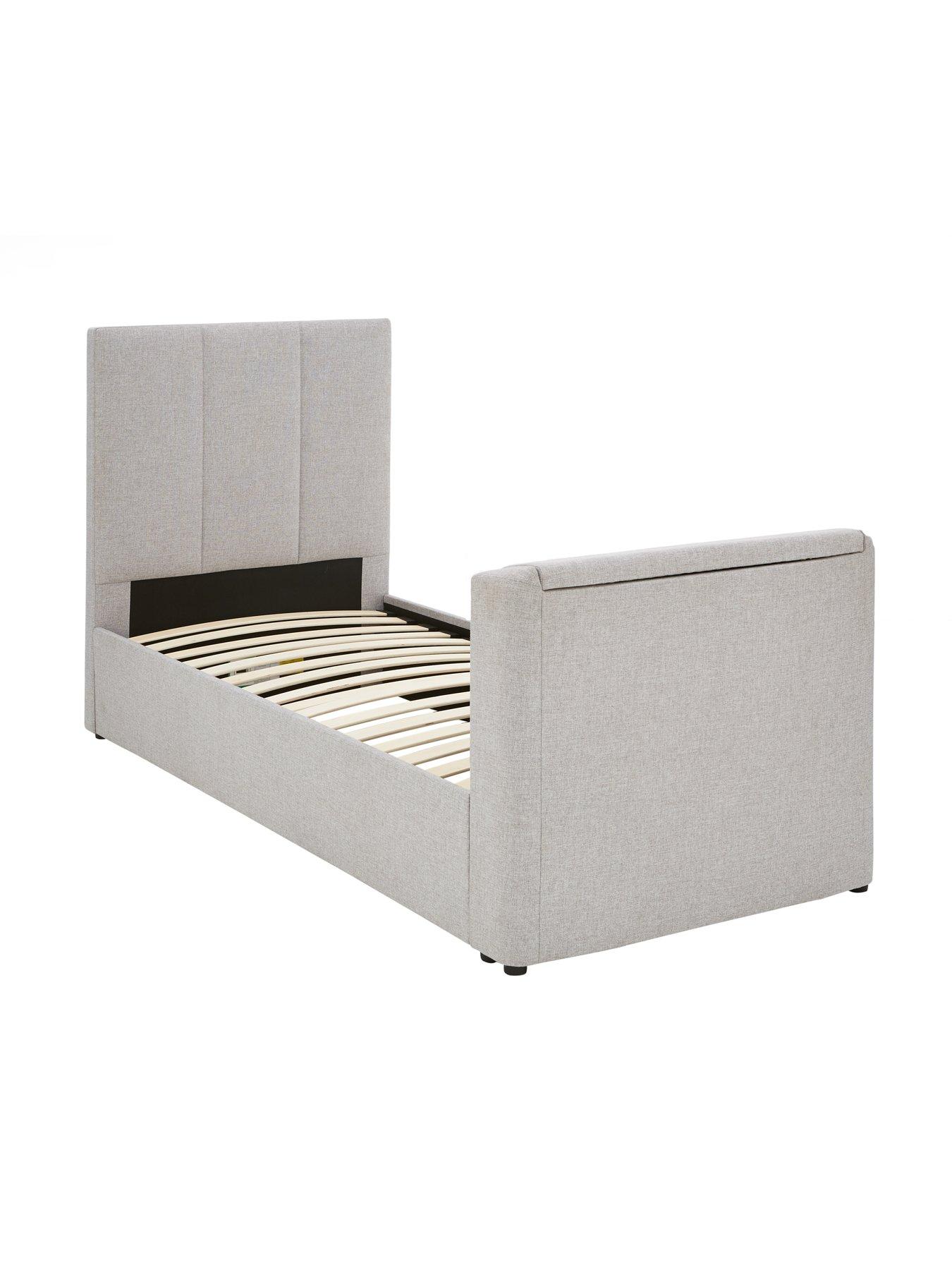 Parker Fabric Manual Tv Bed Fits Up To 32 Inch Tv Very Co Uk