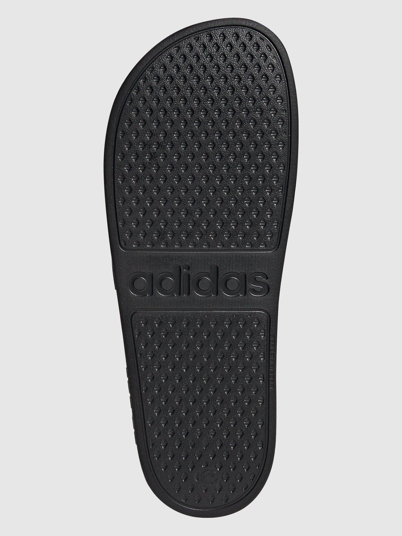 Image 5 of 6 of adidas Sportswear Mens Adilette Aqua Sliders - Black/Gold