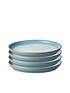  image of denby-azure-haze-coupe-dinner-plates-set-of-4