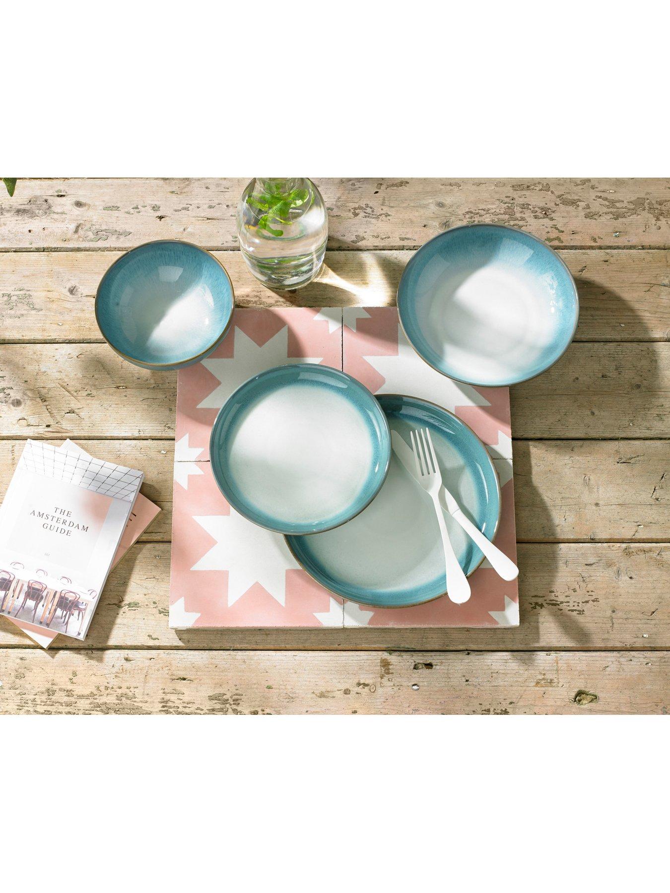 Denby azure 2024 dinner set