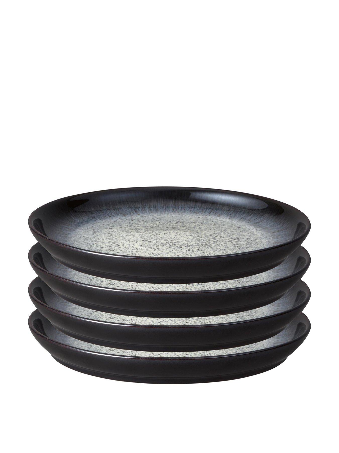 Denby Halo Coupe Dinner Plates – Set of 4