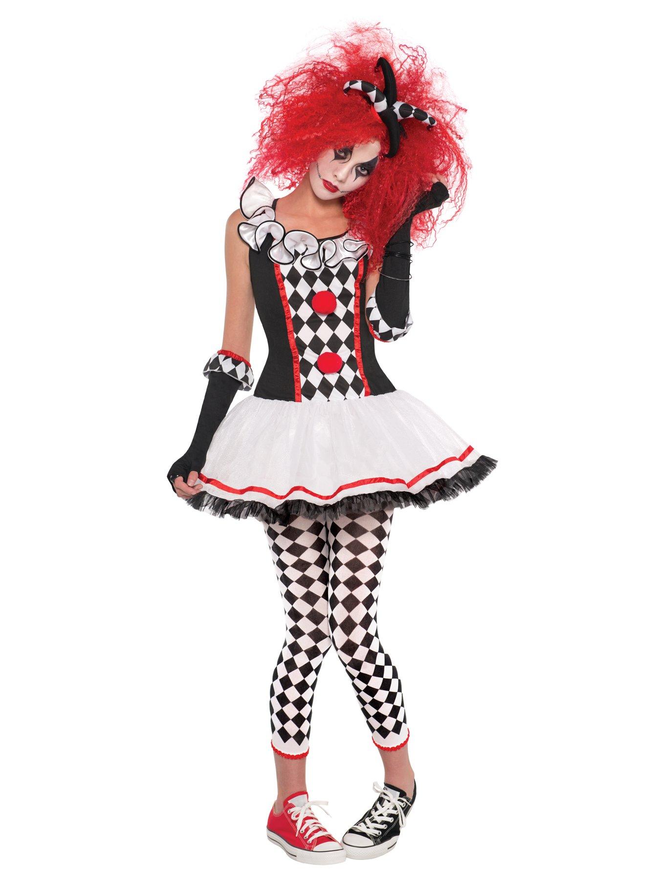 undefined Harlequin Honey Clown Childs Costume