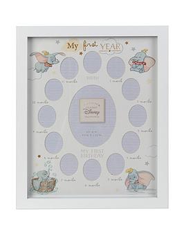 Product photograph of Disney Magical Beginnings Frame My 1st Year - Dumbo from very.co.uk