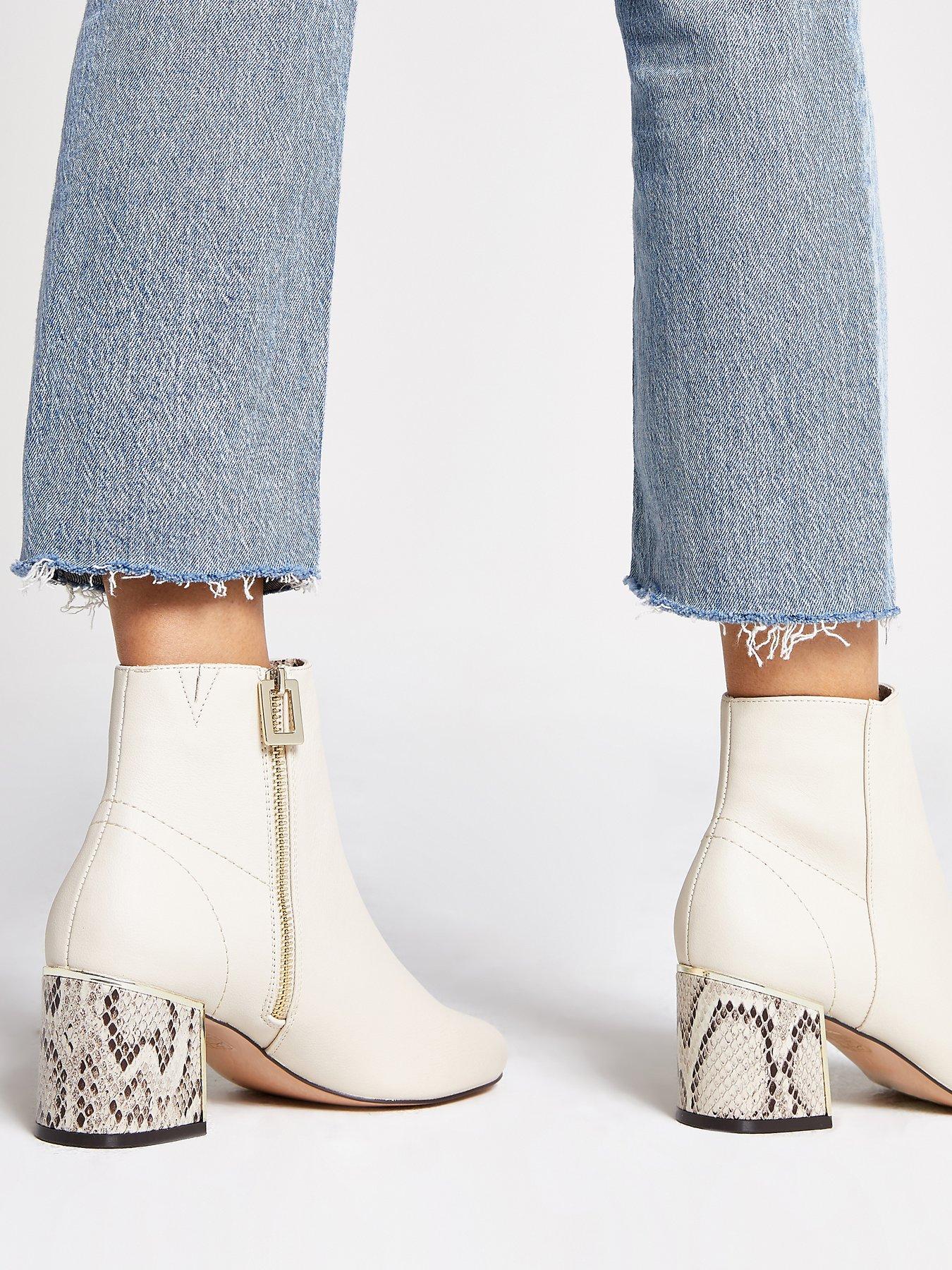 river island wide fit ankle boots