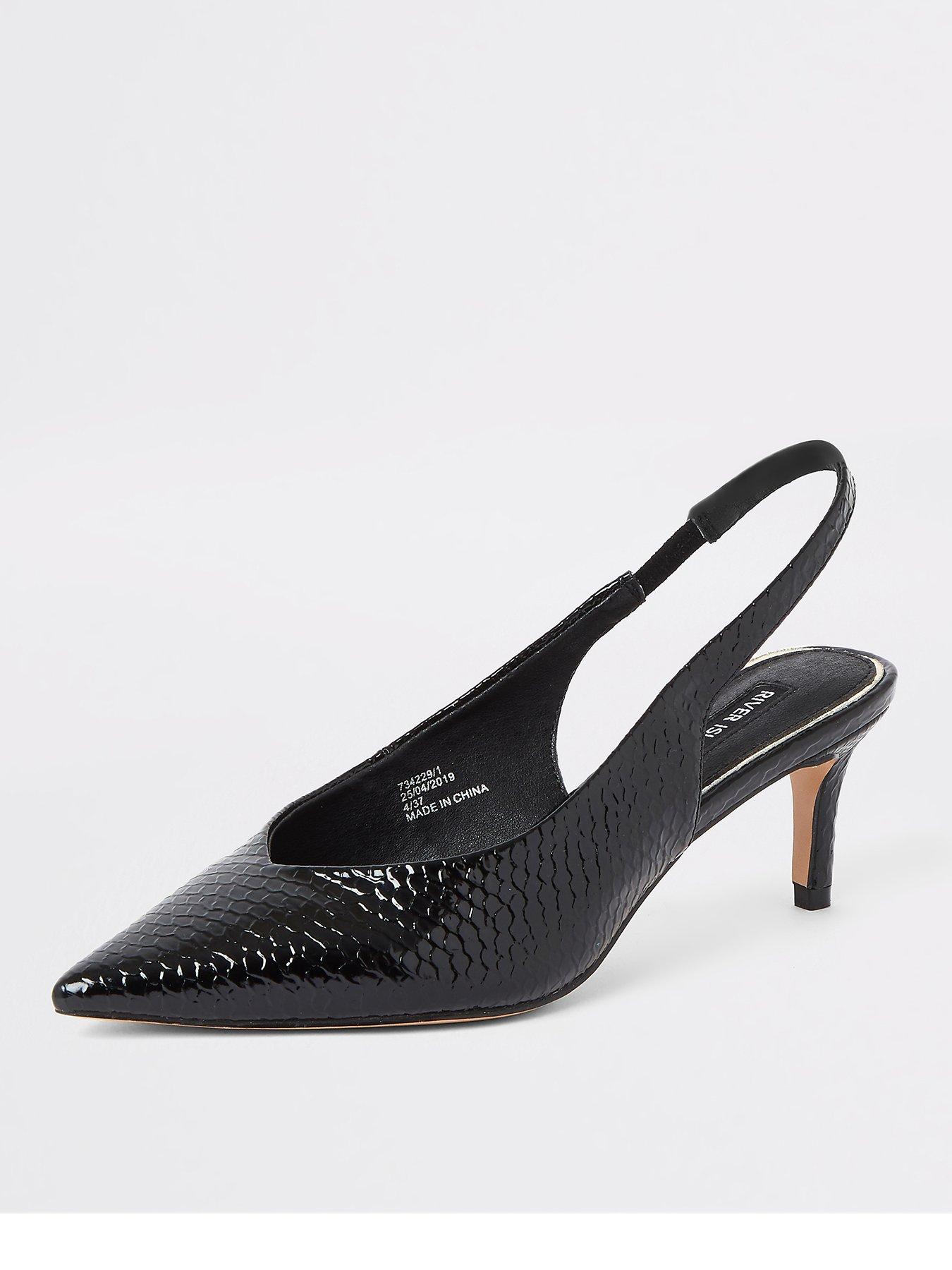 river island croc heels