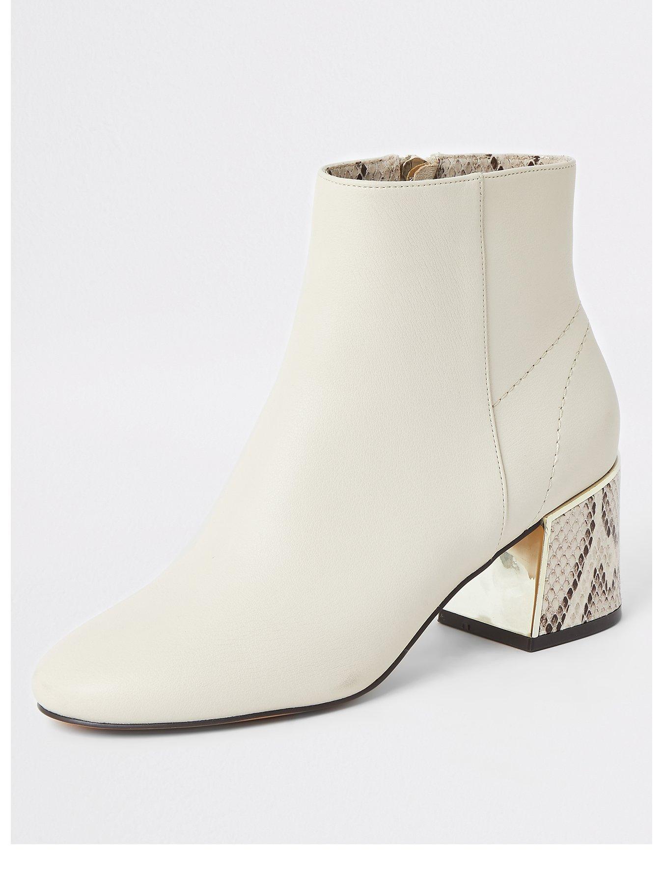 beige ankle boots river island