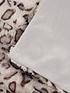  image of cascade-home-leopard-luxury-textured-throw-grey