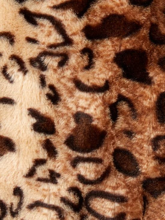 back image of cascade-home-leopard-luxury-textured-cushion-natural