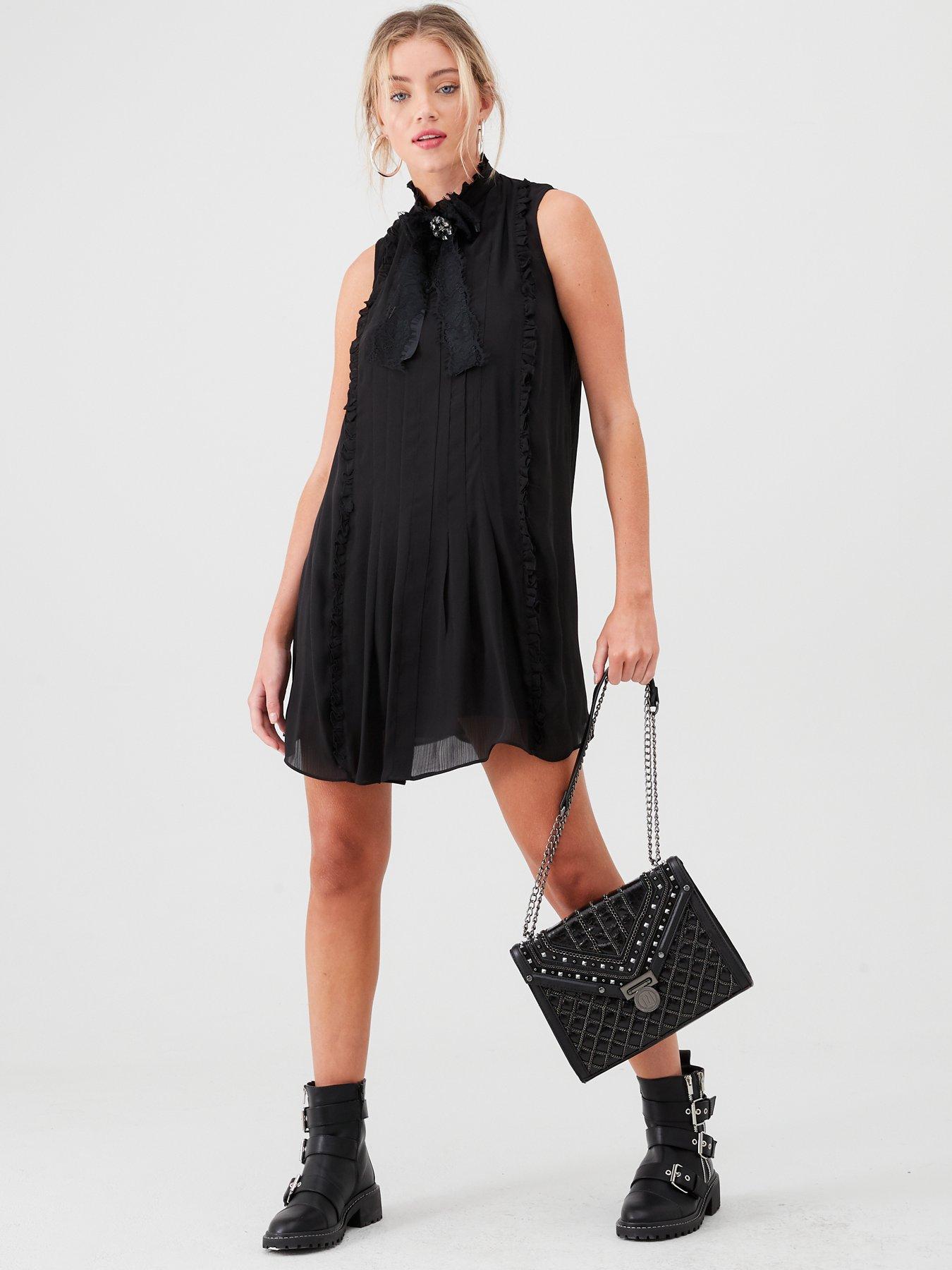 river island high neck swing dress