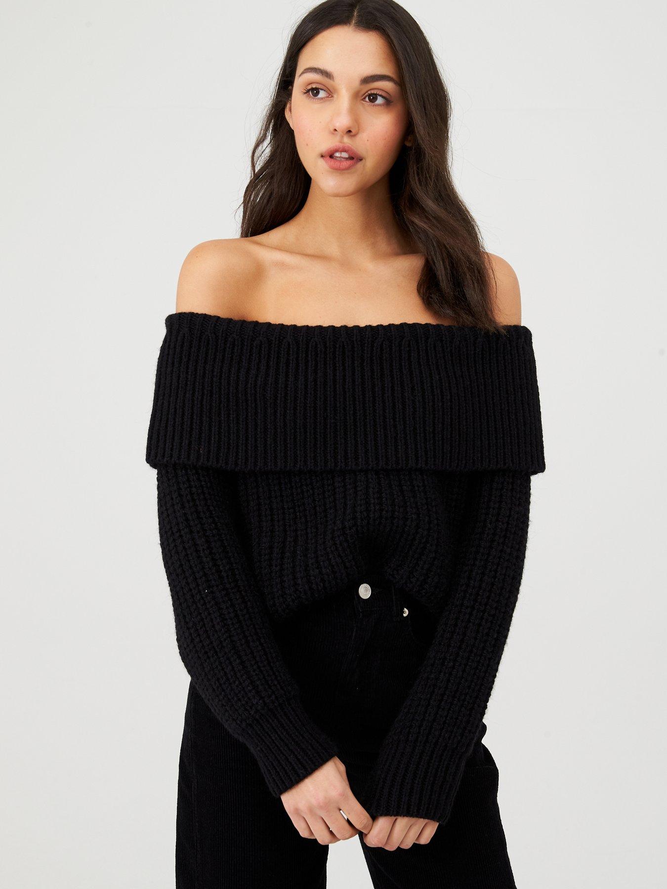 black bardot jumper uk
