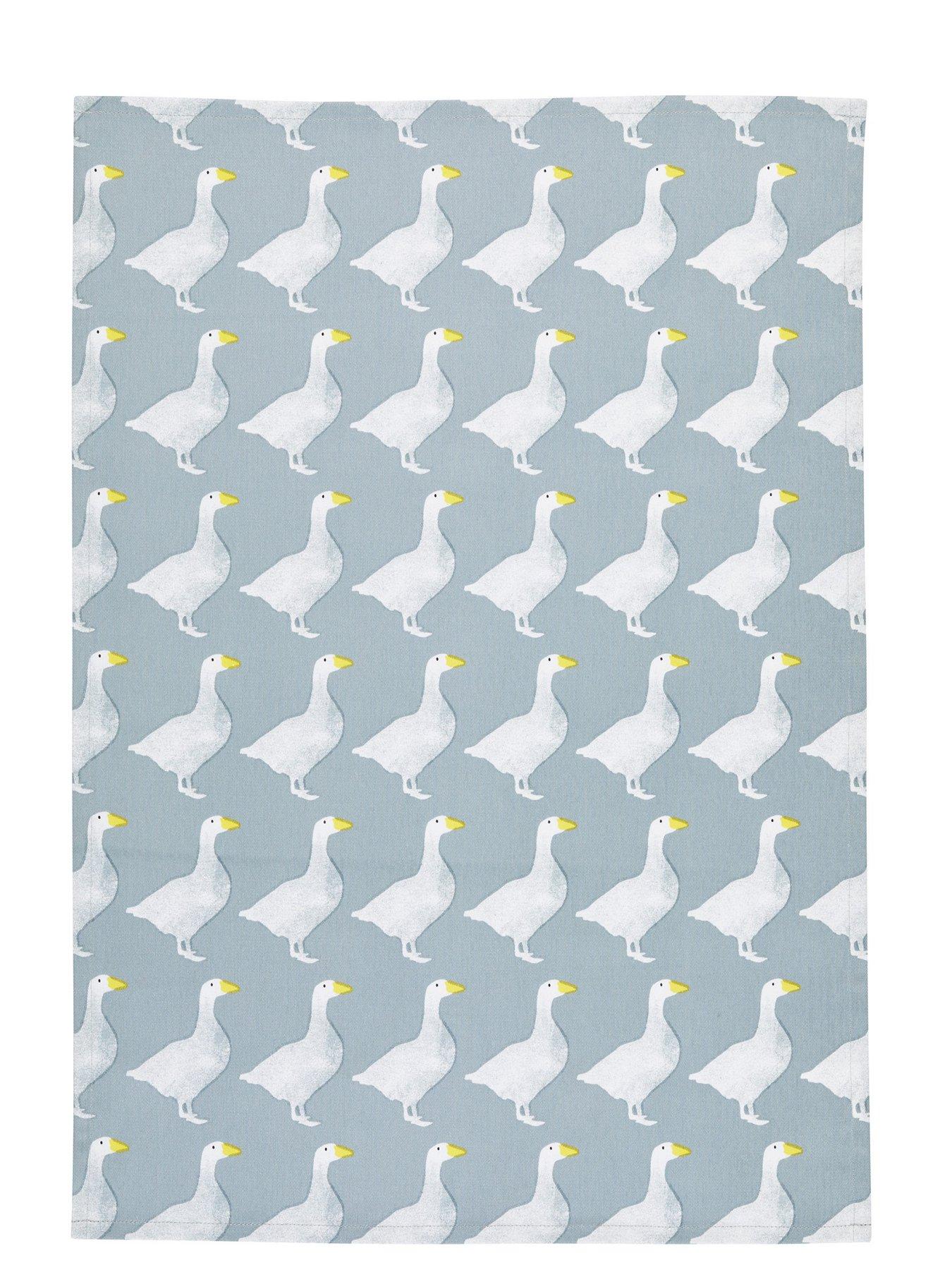 Image 3 of 3 of KitchenCraft Goose Cotton Tea Towels - Set of 2