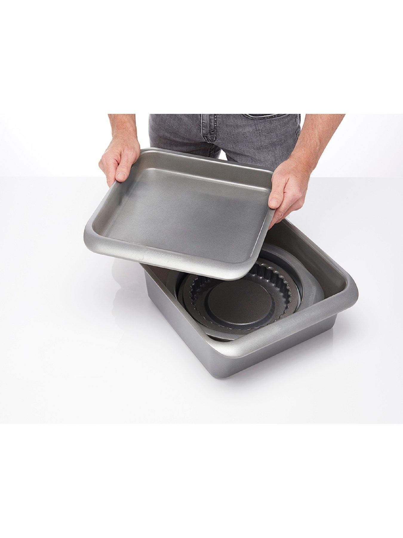 Image 2 of 5 of MasterClass Smart Space 7-Piece Stackable Non-Stick Bakeware Set
