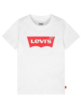 Levi's Boys Short Sleeve Batwing T-Shirt - White