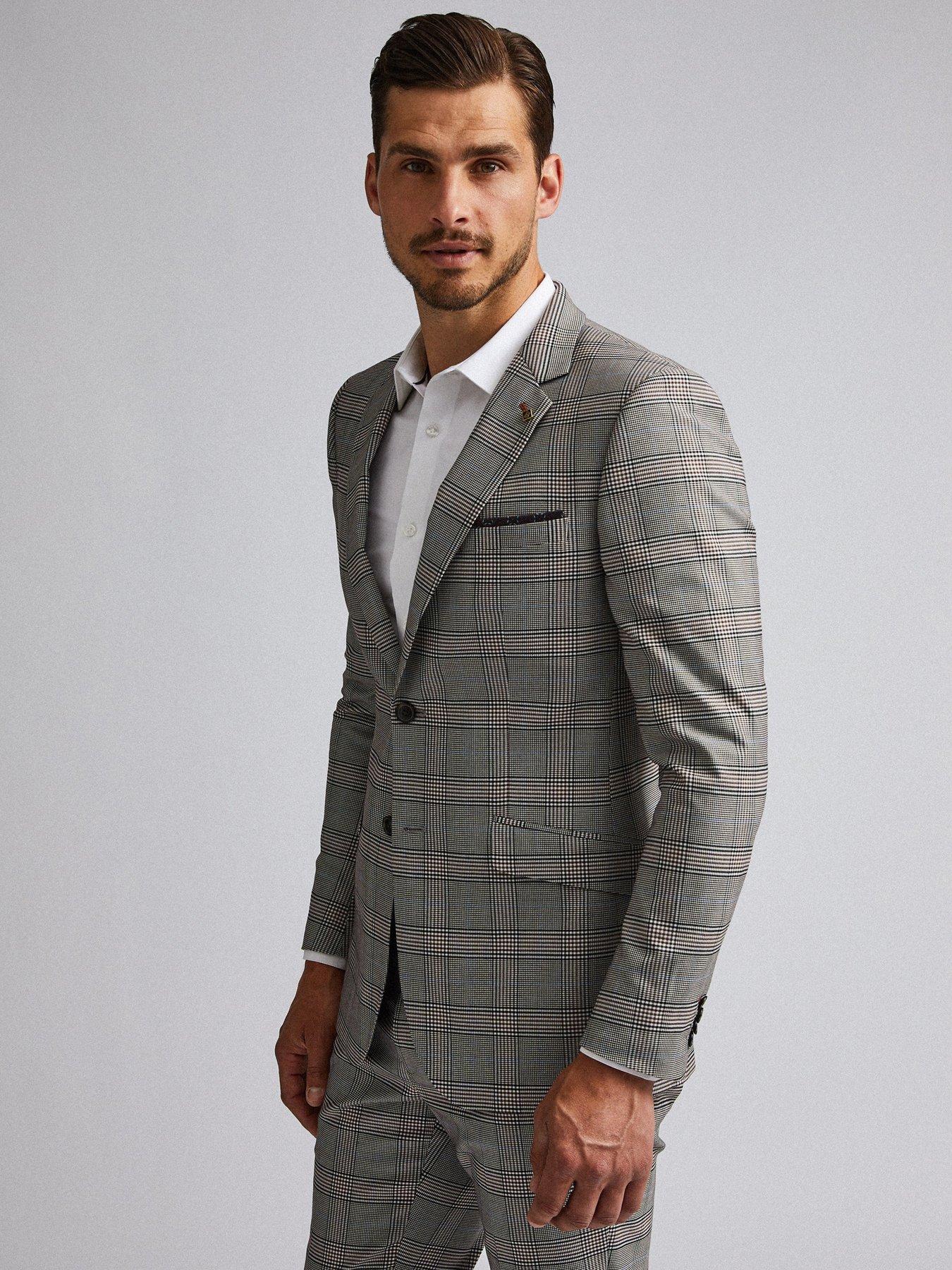 Burton Menswear London Burton Retro Check Skinny Suit Jacket review