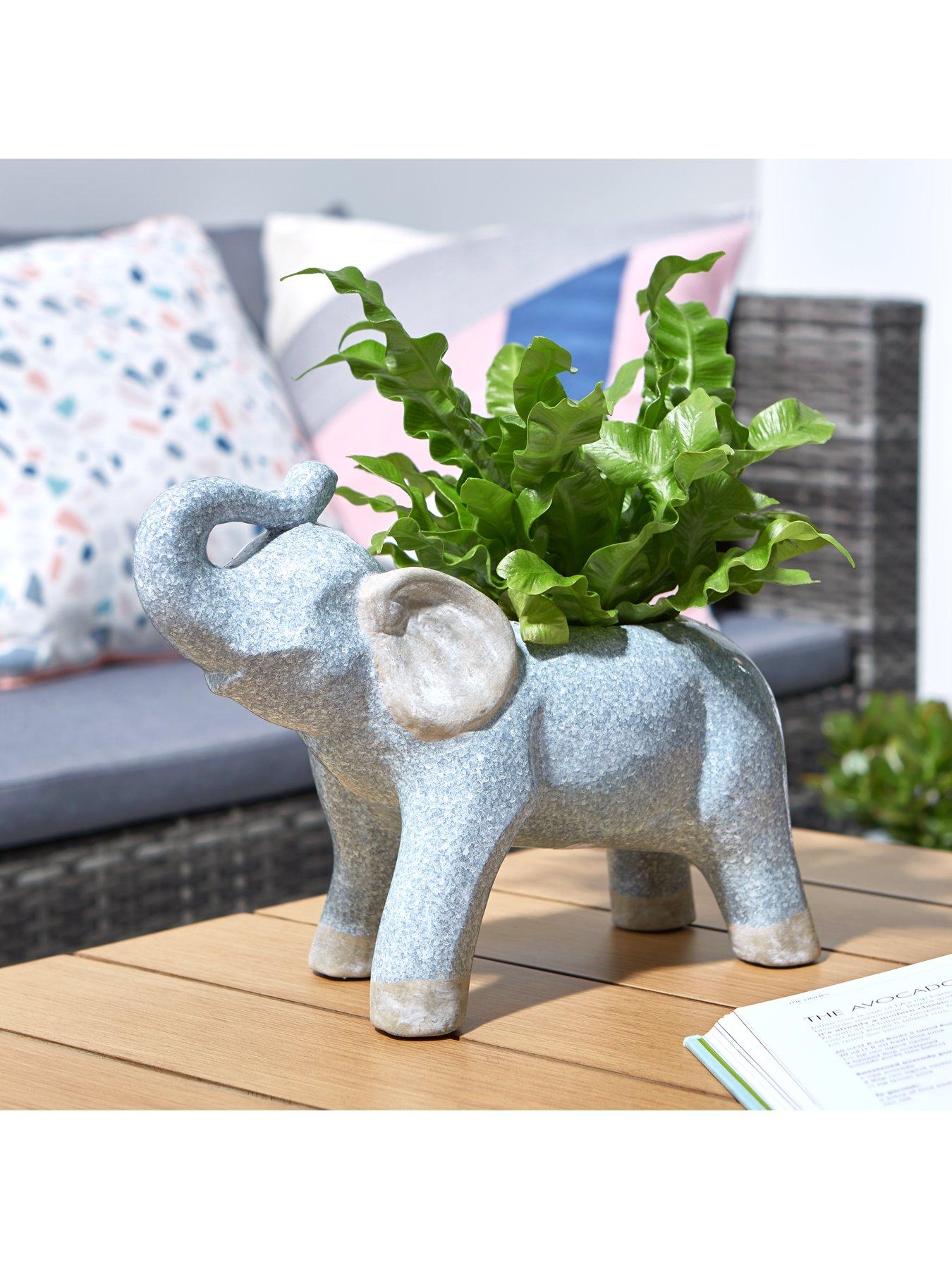 Product photograph of Very Home Elephant Planter from very.co.uk
