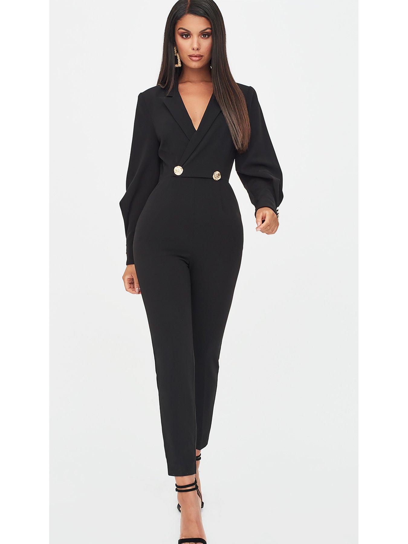 lavish alice black jumpsuit