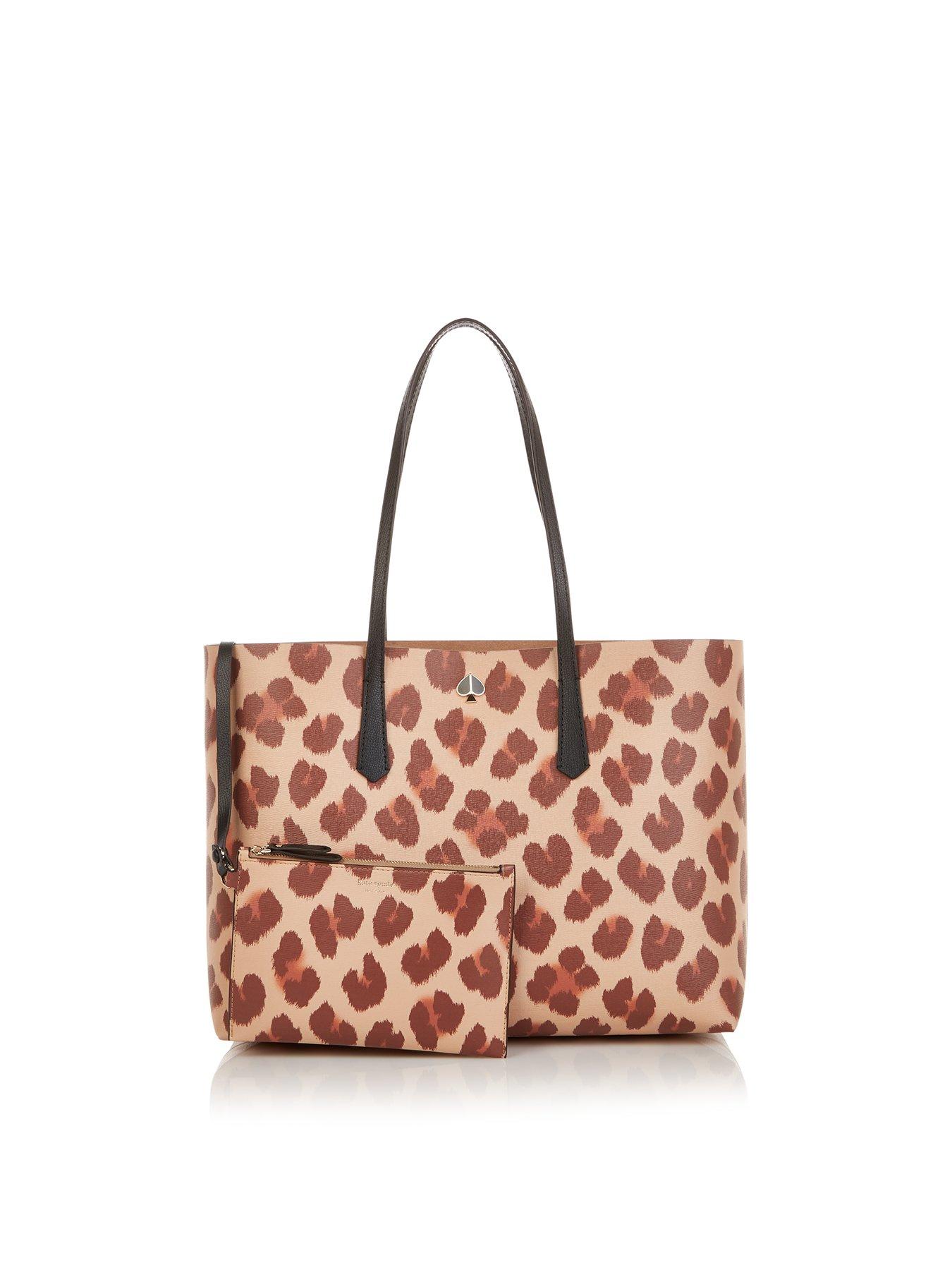 kate spade leopard tote bag