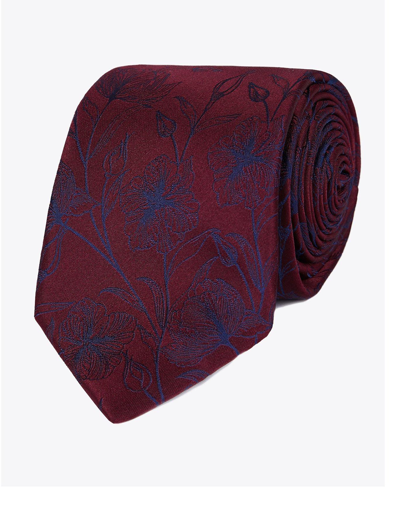 Jeff Banks Jeff Banks Etched Floral Silk Tie review