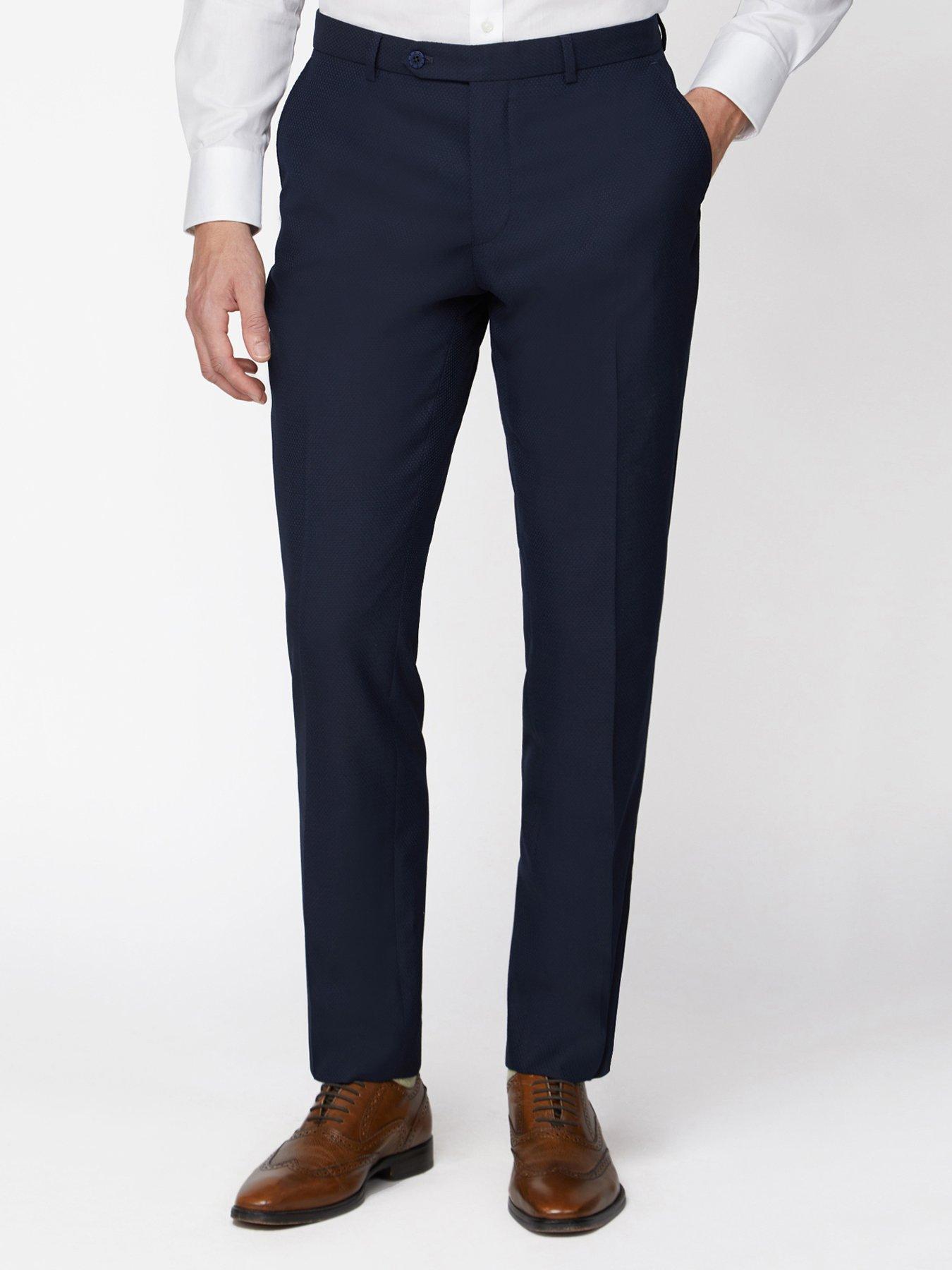 Jeff Banks Jeff Banks Jacquard Texture Soho Suit Trousers In Modern ...