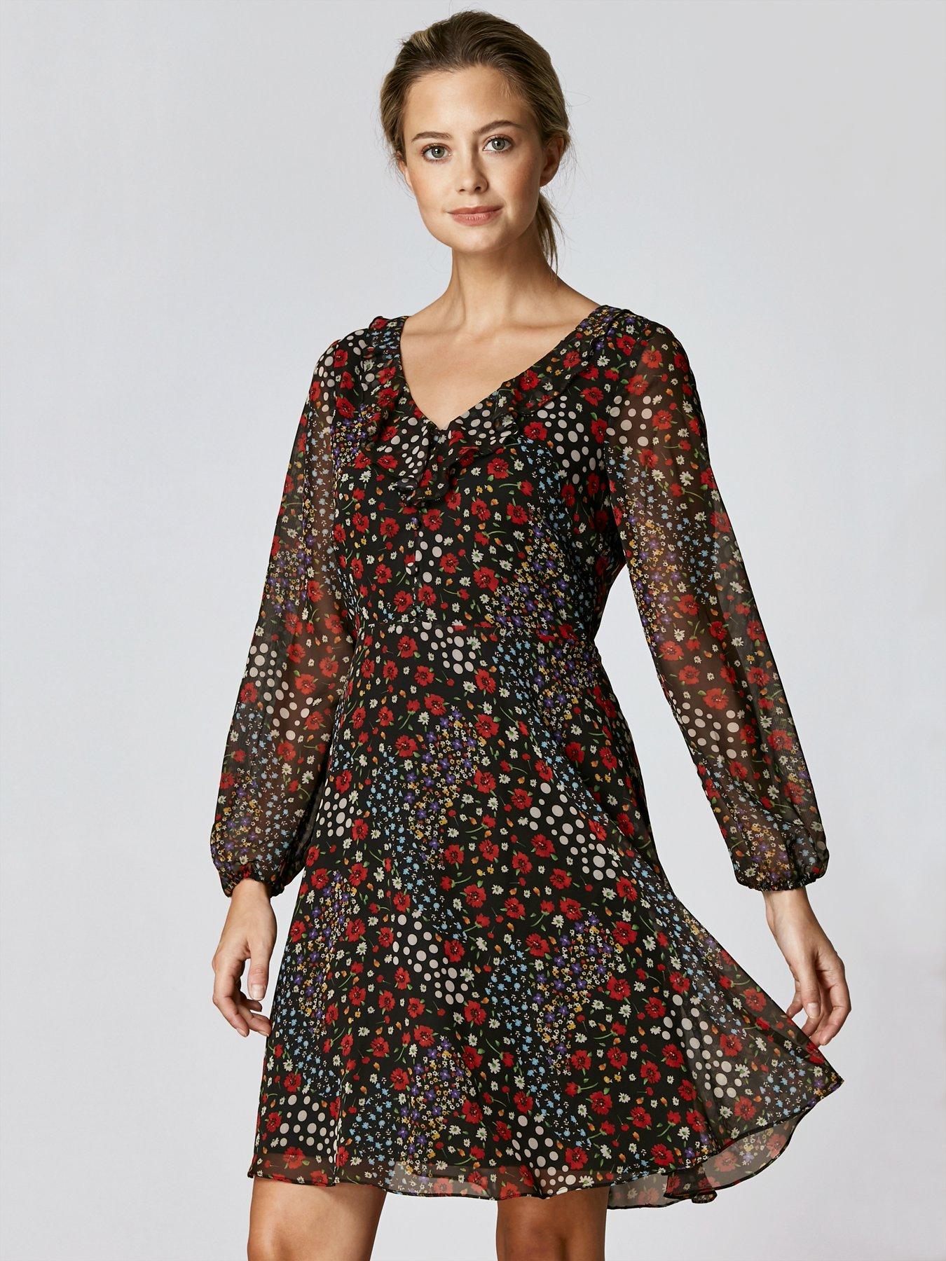 petite fit and flare dresses uk