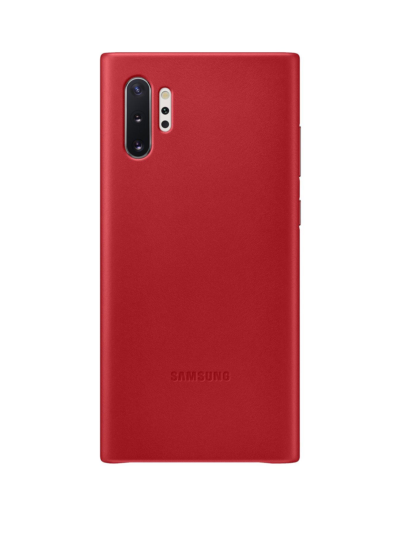 Samsung Samsung Galaxy Note 10+ Leather Cover Red review