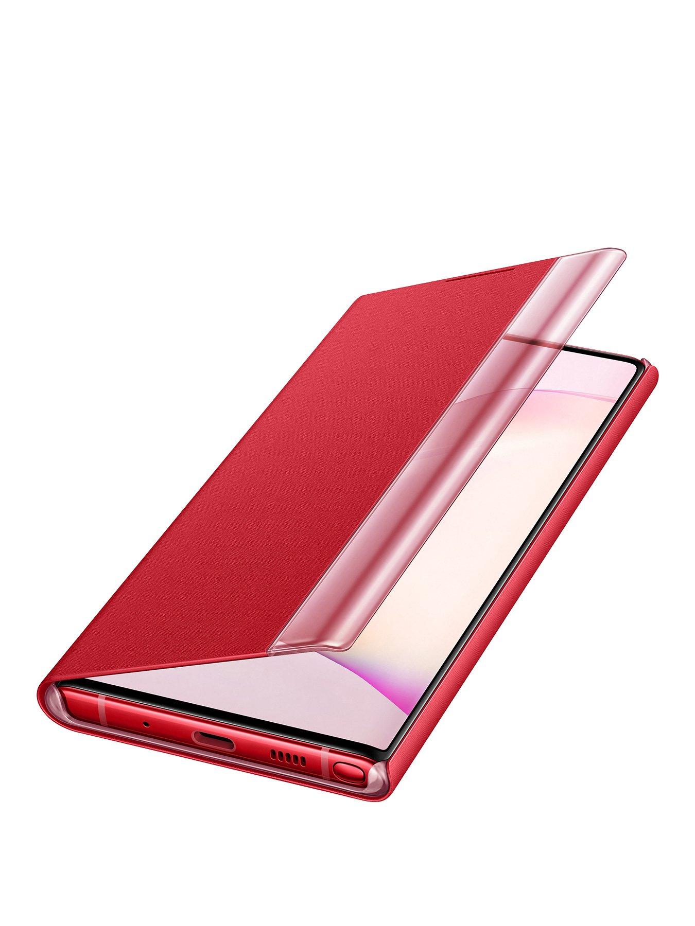 Samsung Samsung Galaxy Note 10 Clear View Cover Red review