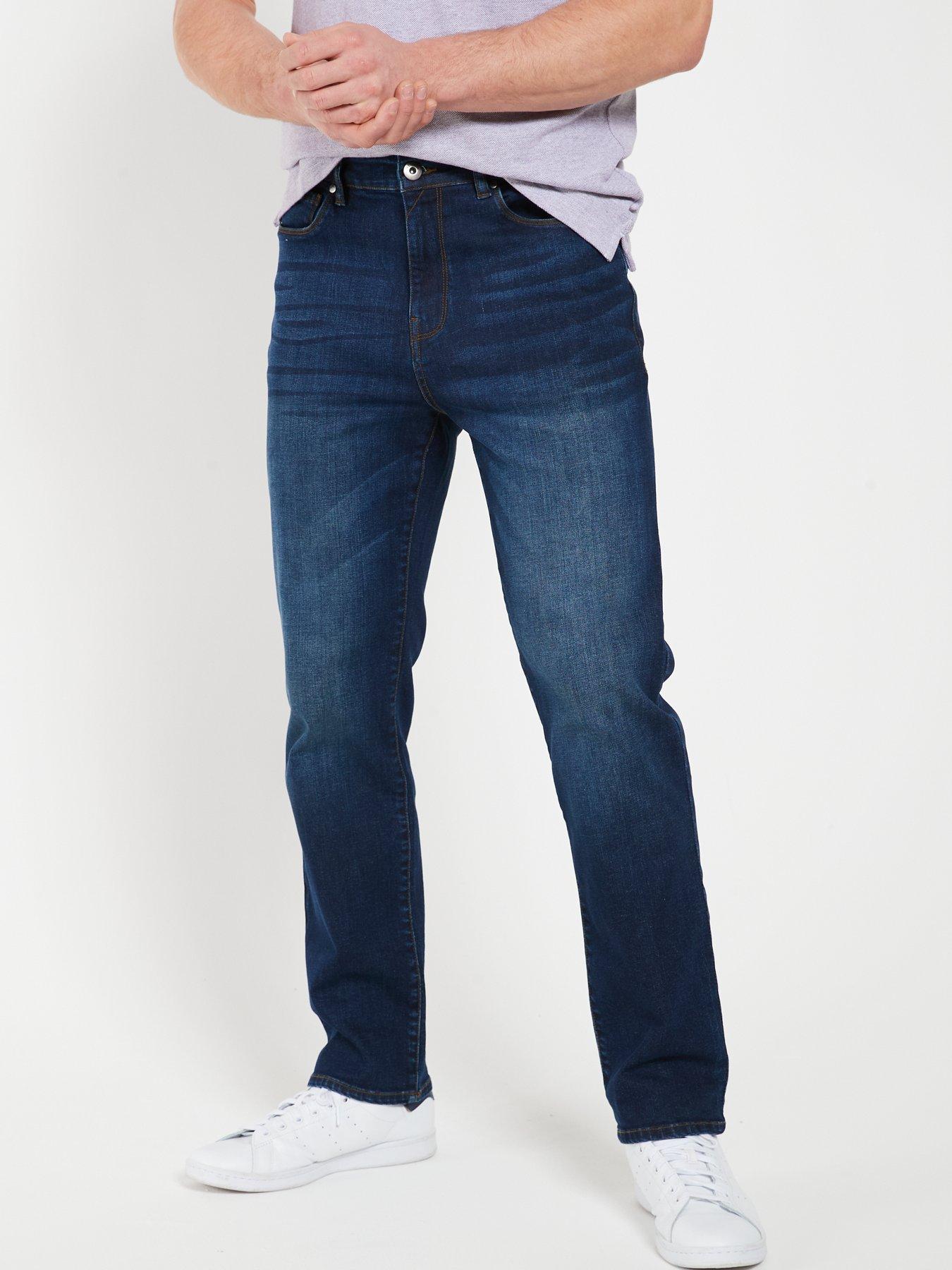 Image 5 of 6 of Everyday Straight Jeans with Stretch&nbsp;- Dark Wash