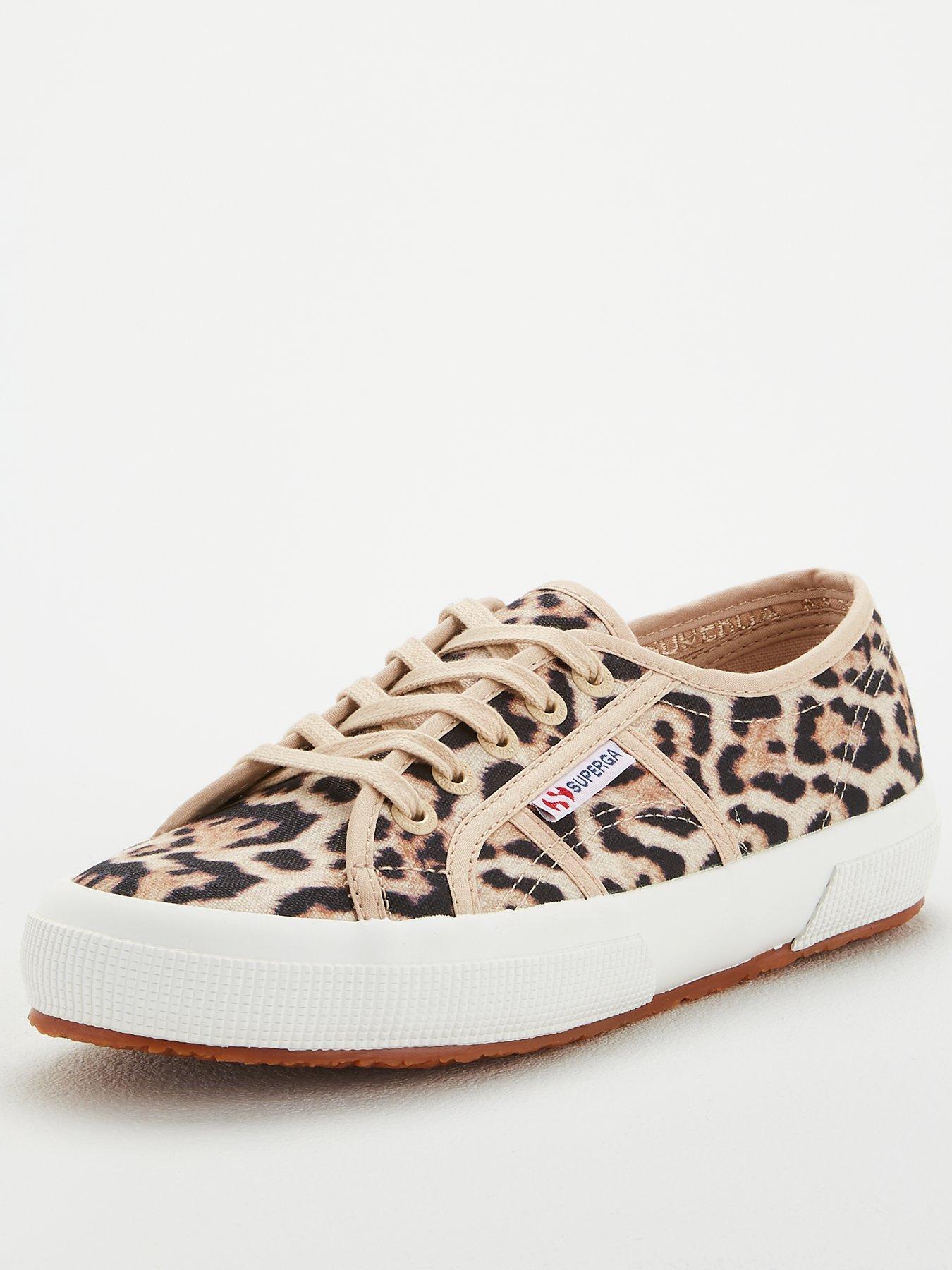 superga leopard print shoes