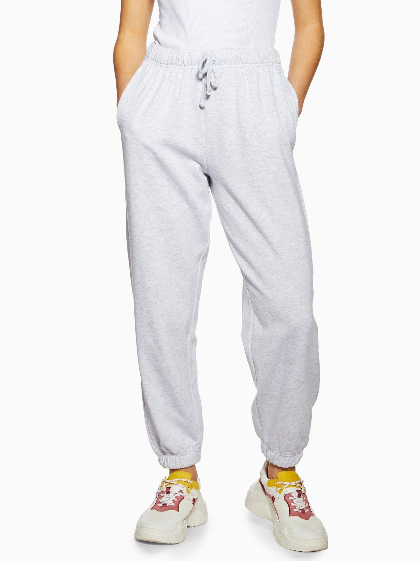 grey joggers topshop