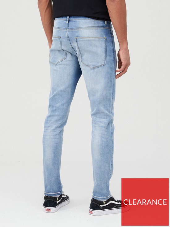 Very Man Skinny Jeans with Stretch - Light Wash | very.co.uk
