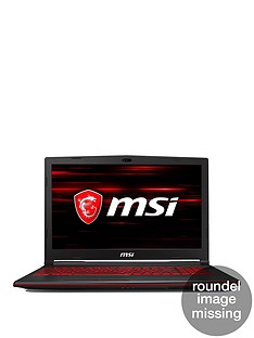MSI GL63 8SE-093UK Intel® Core™ i7, 16GB RAM, 1TB Hard Drive & 128GB SSD, RTX 2060 6GB Graphics, 15.6 inch Full HD Gaming Laptop