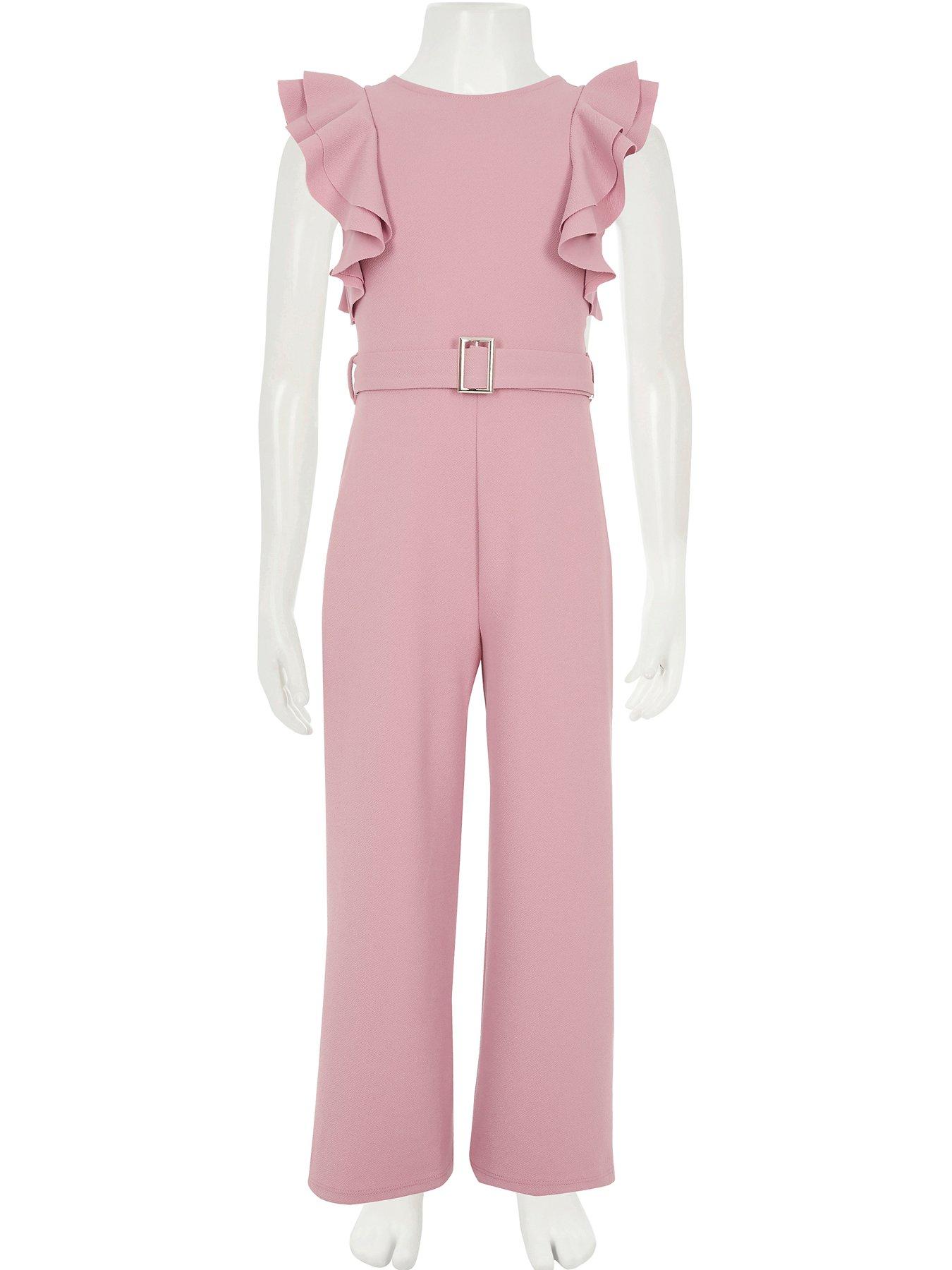 river island pink jumpsuit
