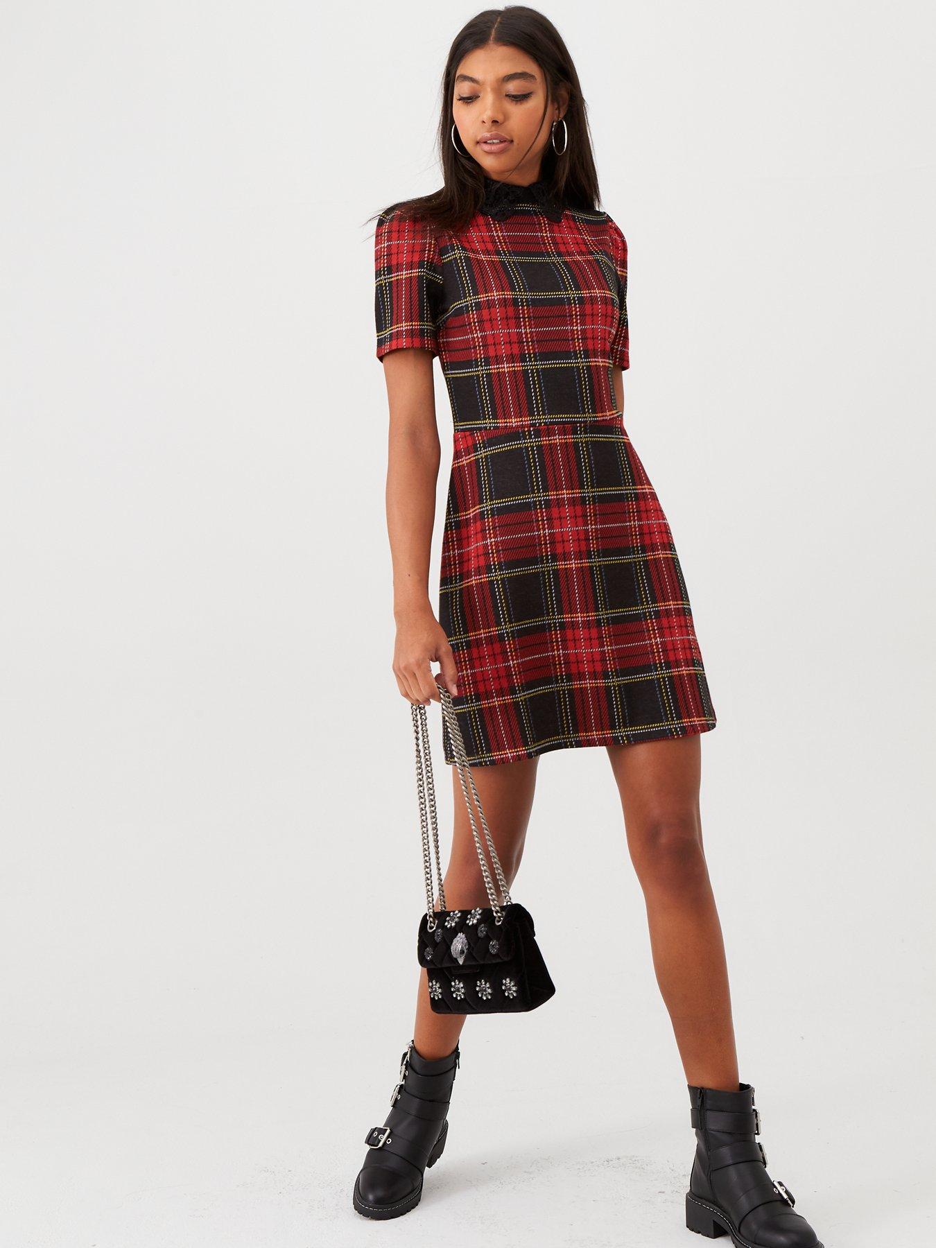 red tartan dress uk