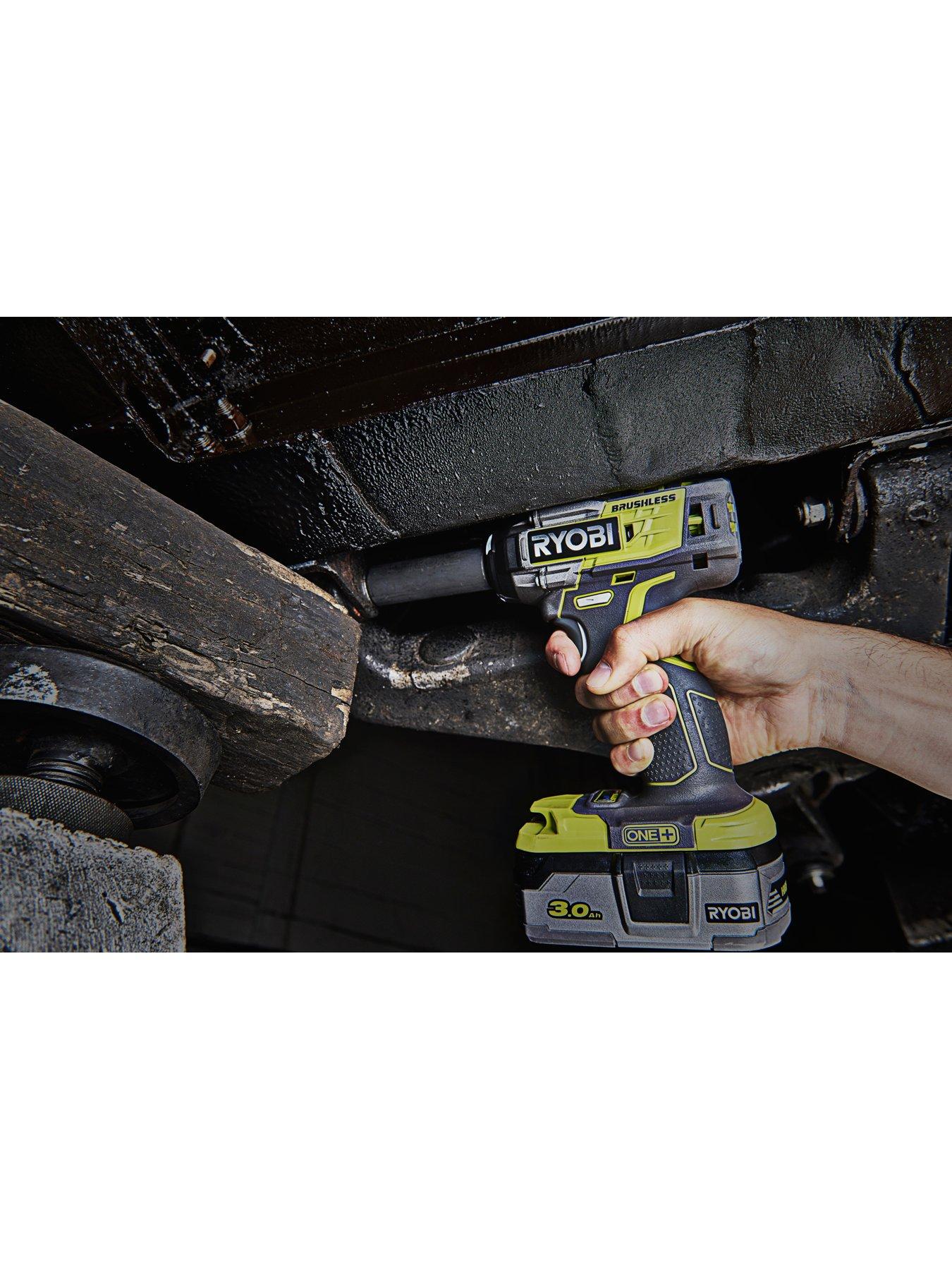 Ryobi 18v brushless online 3 speed impact driver