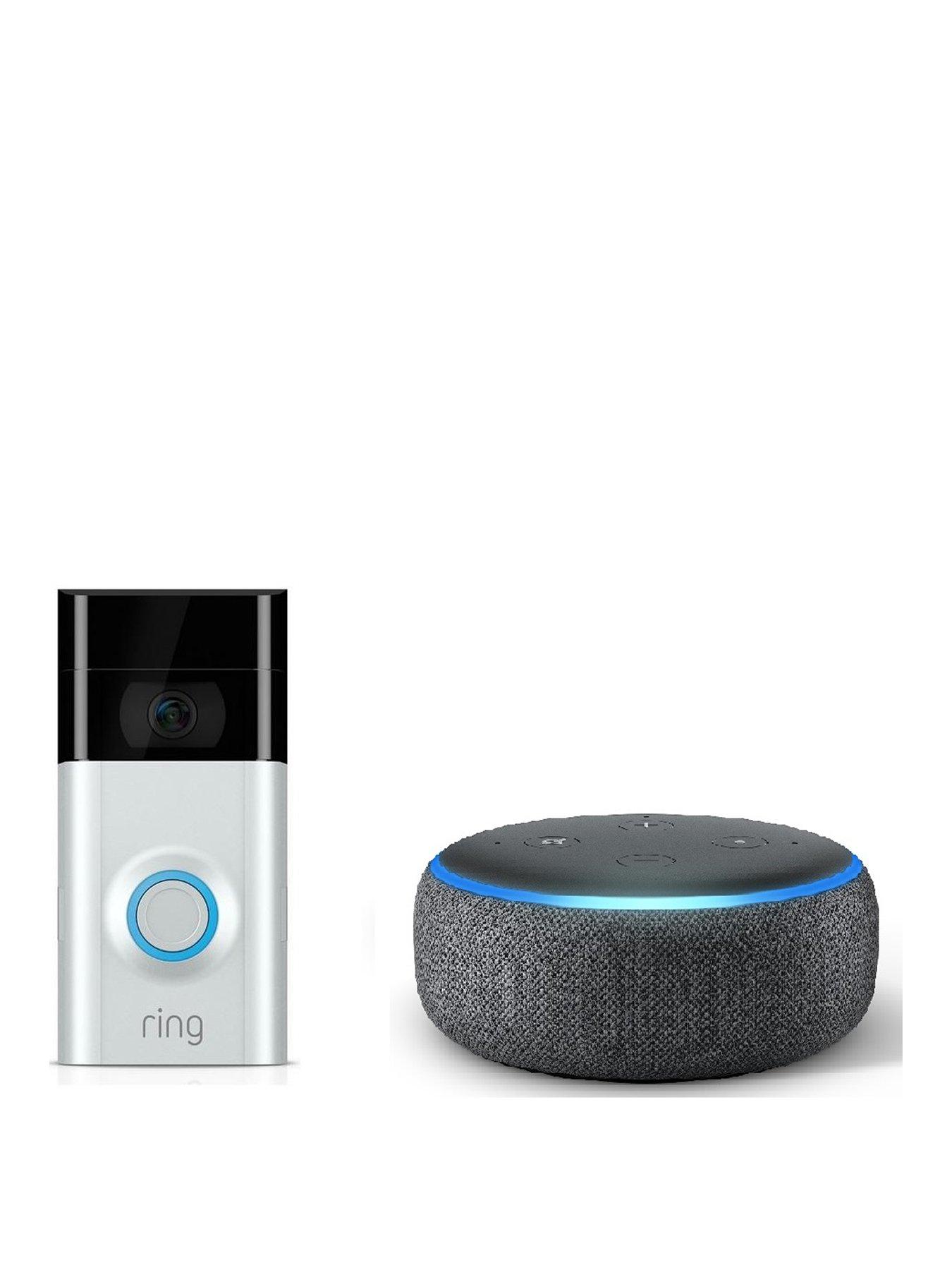 Video Doorbell 2 Echo Dot Black