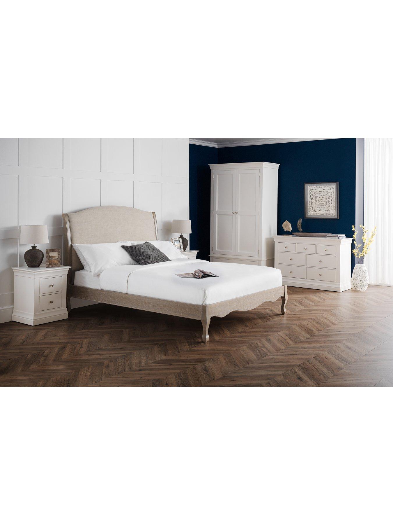 Image 7 of 7 of Julian Bowen Clermont 2 Door, 1 Drawer Wardrobe - White