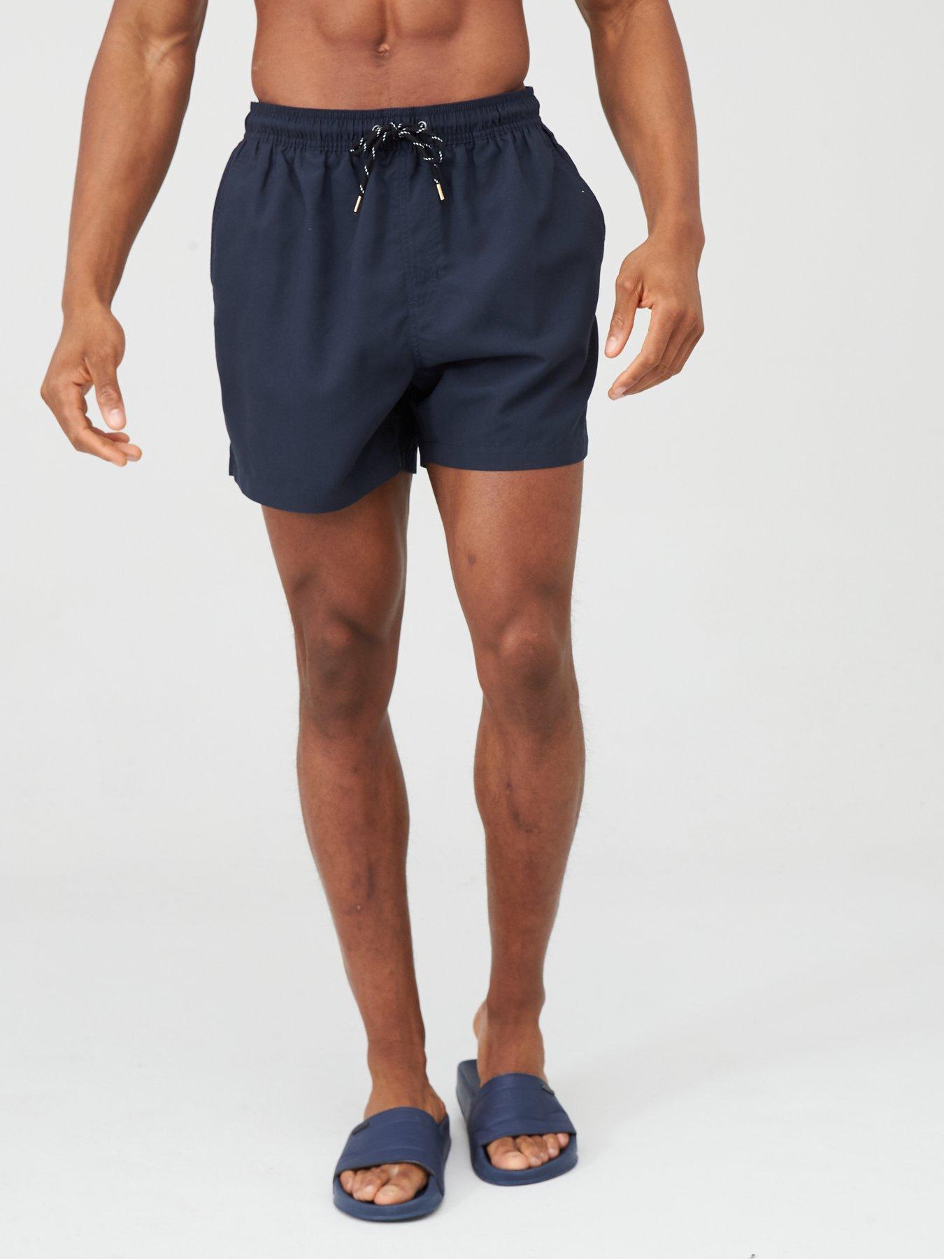 navy swim shorts