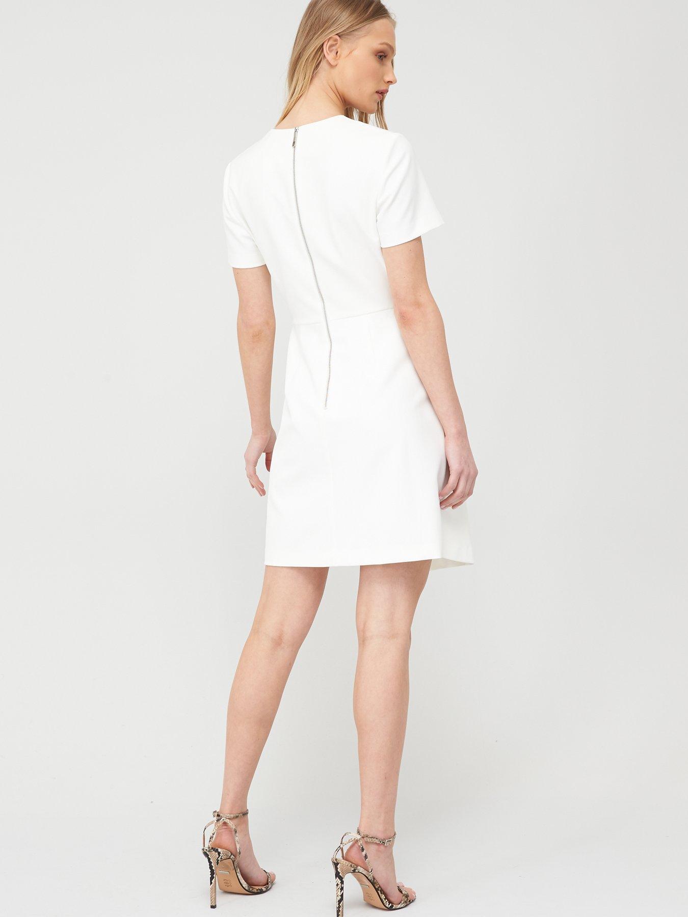 ted baker white wrap dress