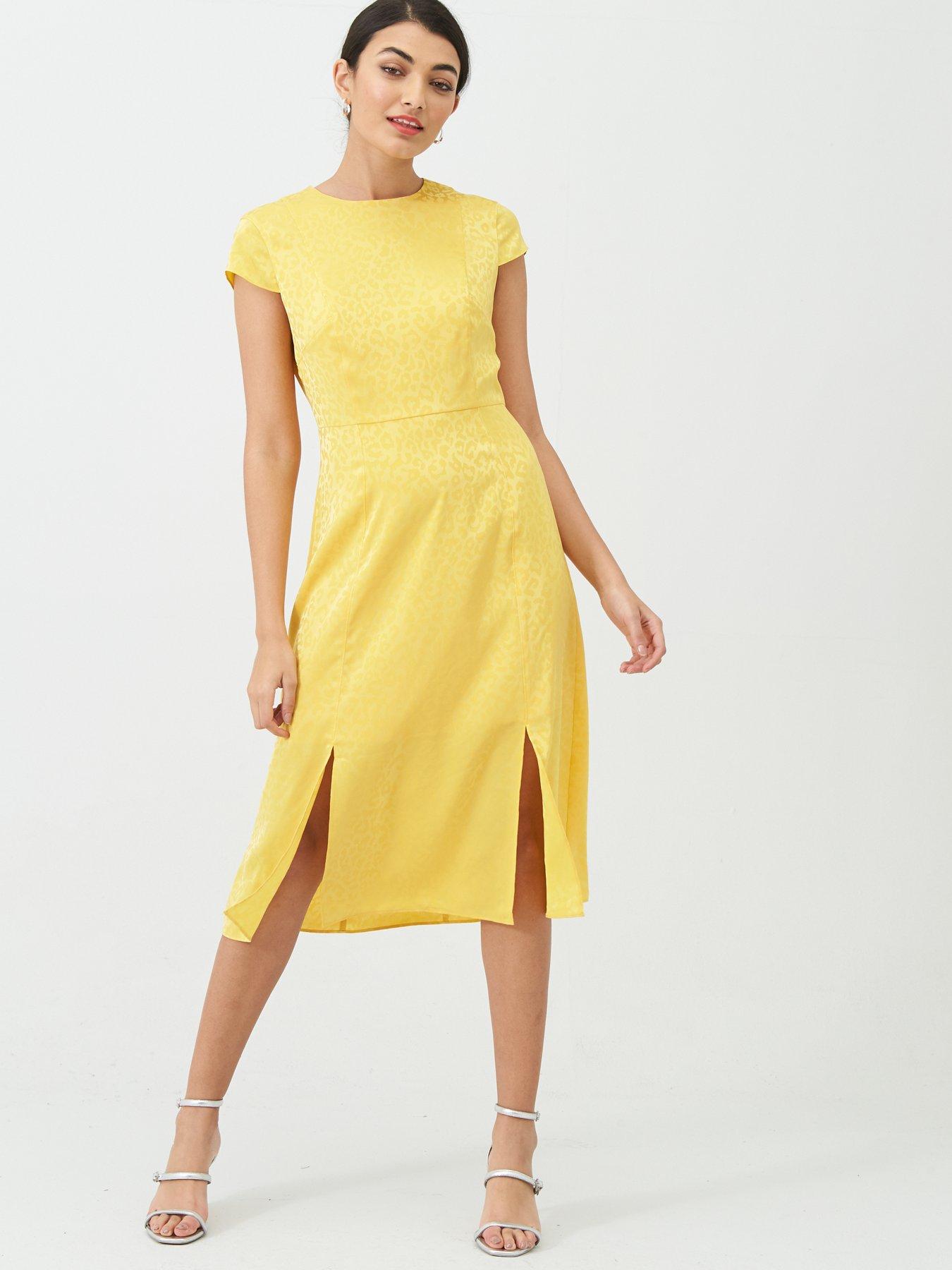 ted baker yellow dress
