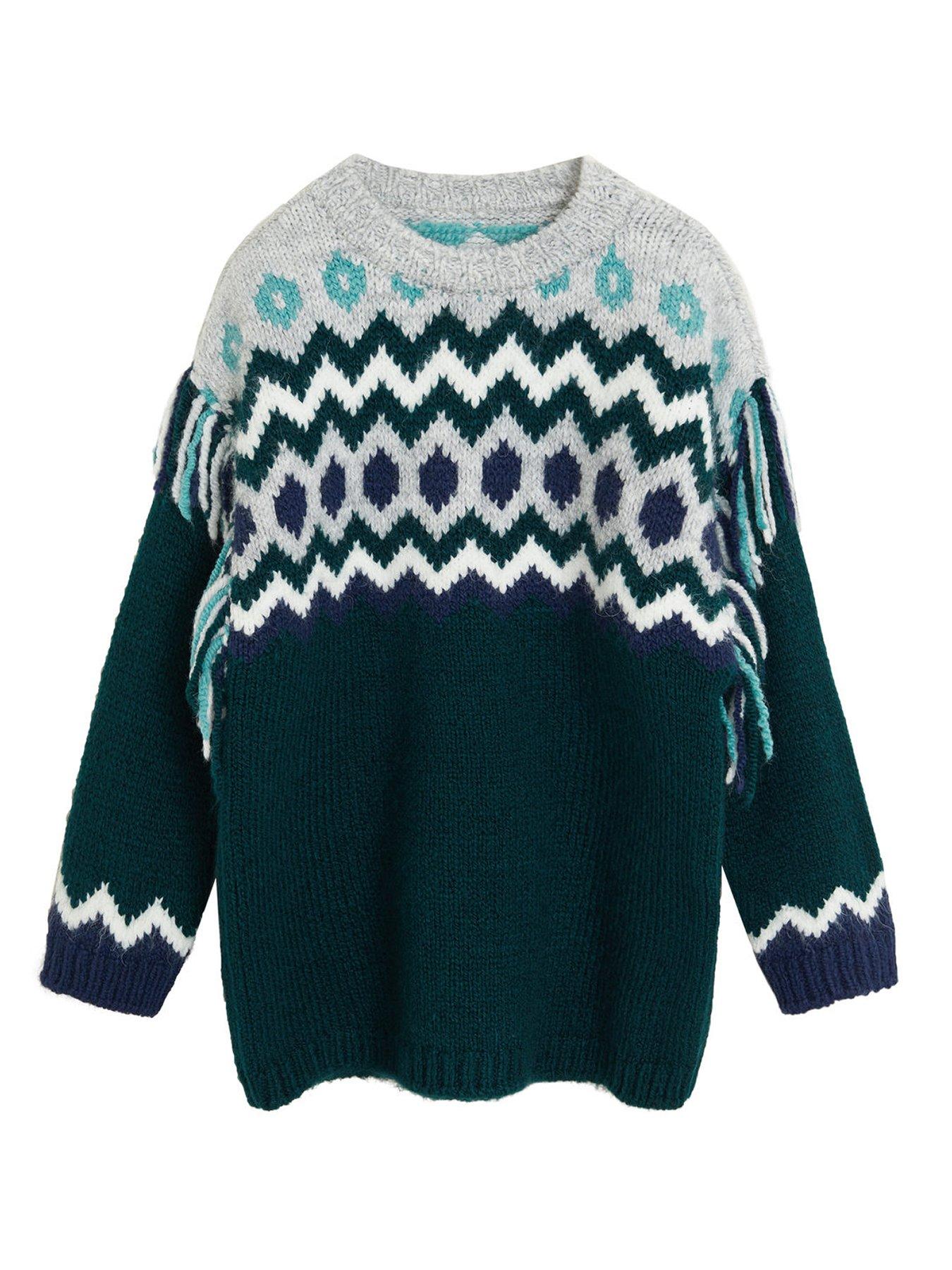 Mango Girls Fairsile Tassel Knit Jumper review