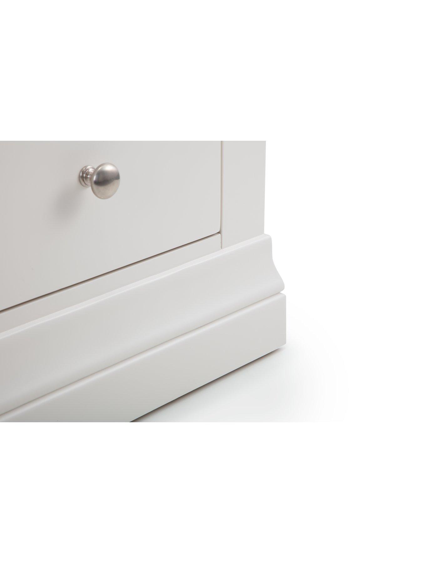 Image 6 of 7 of Julian Bowen Clermont Ready Assembled 2 Drawer Bedside Chest