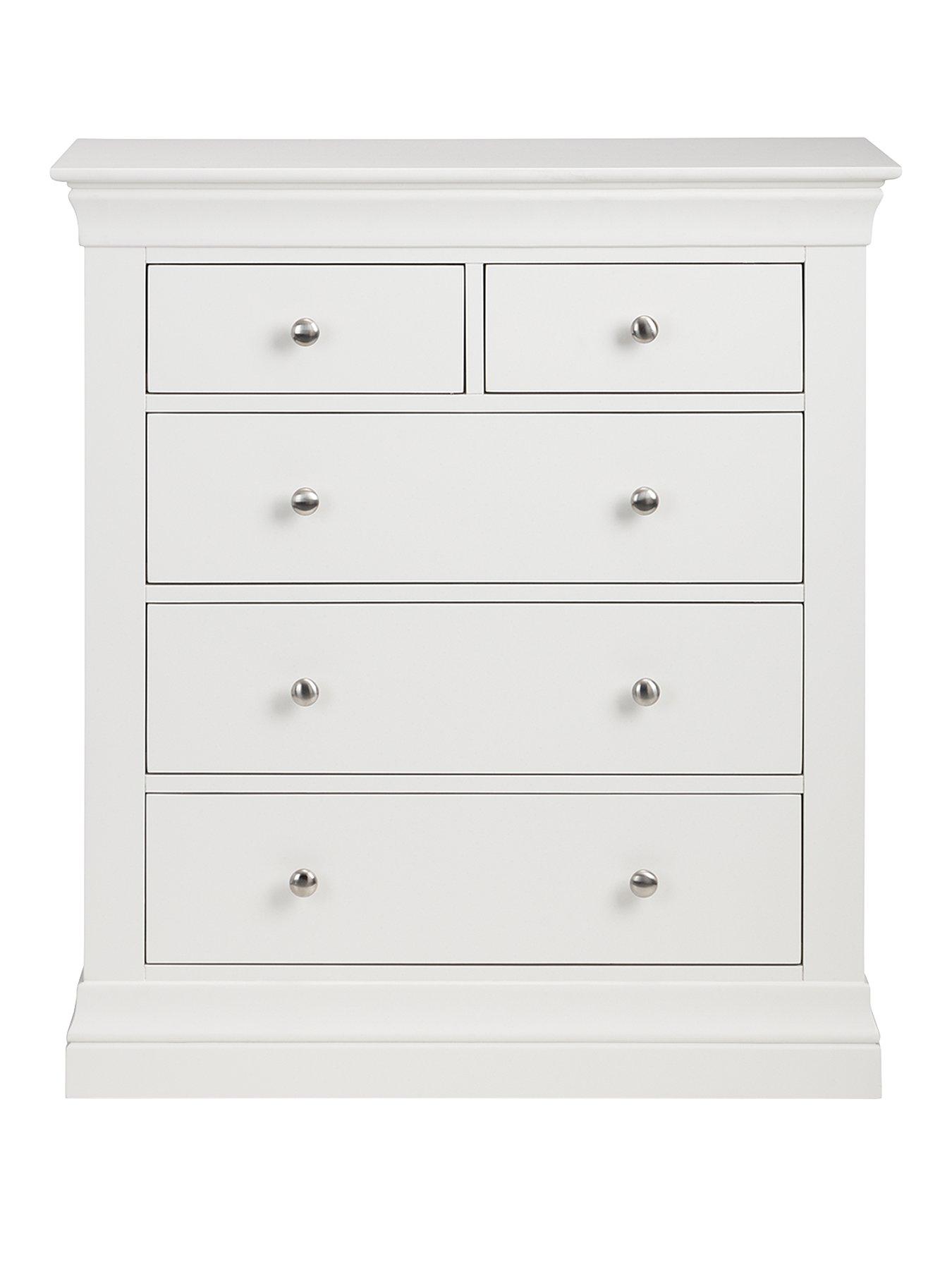 Image 2 of 6 of Julian Bowen Clermont Ready Assembled&nbsp;3 + 2 Drawer Chest